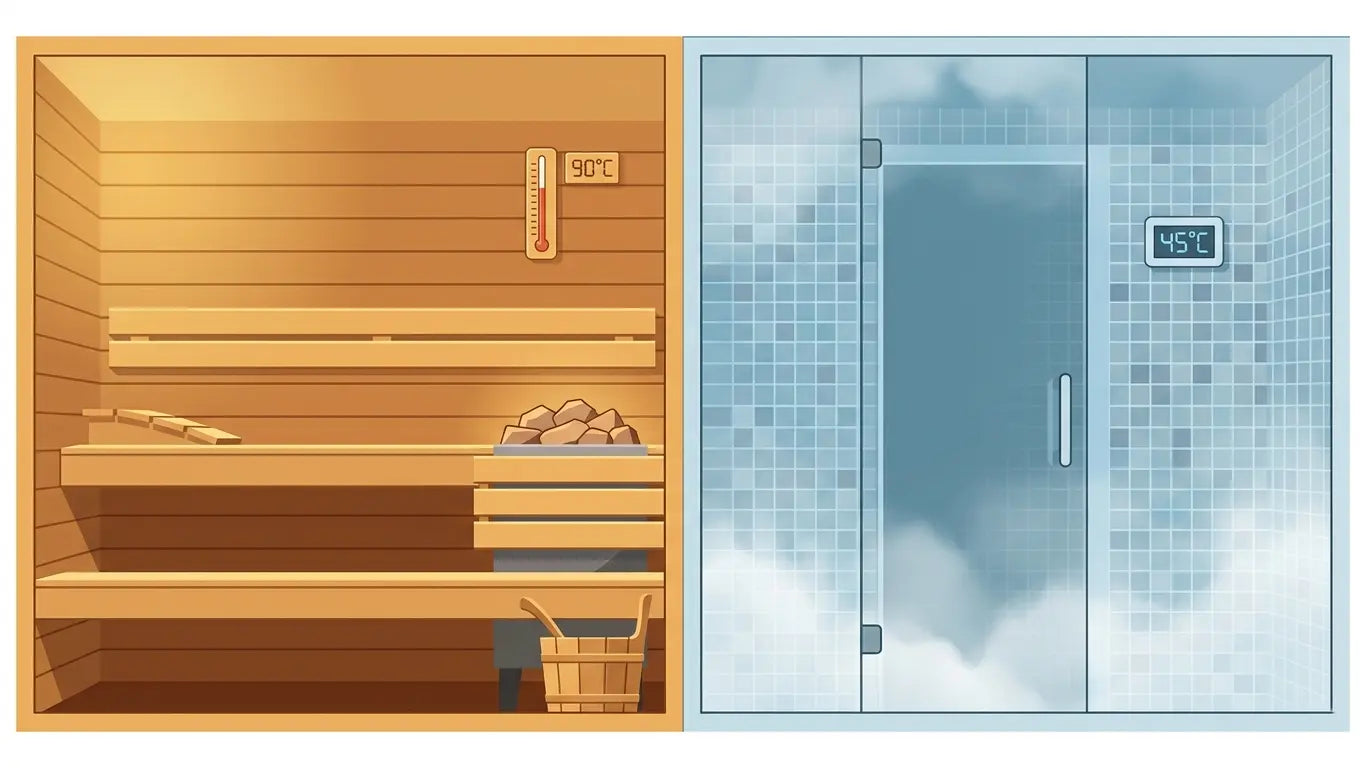 7 Real Comparisons Between Sauna and Steam Room