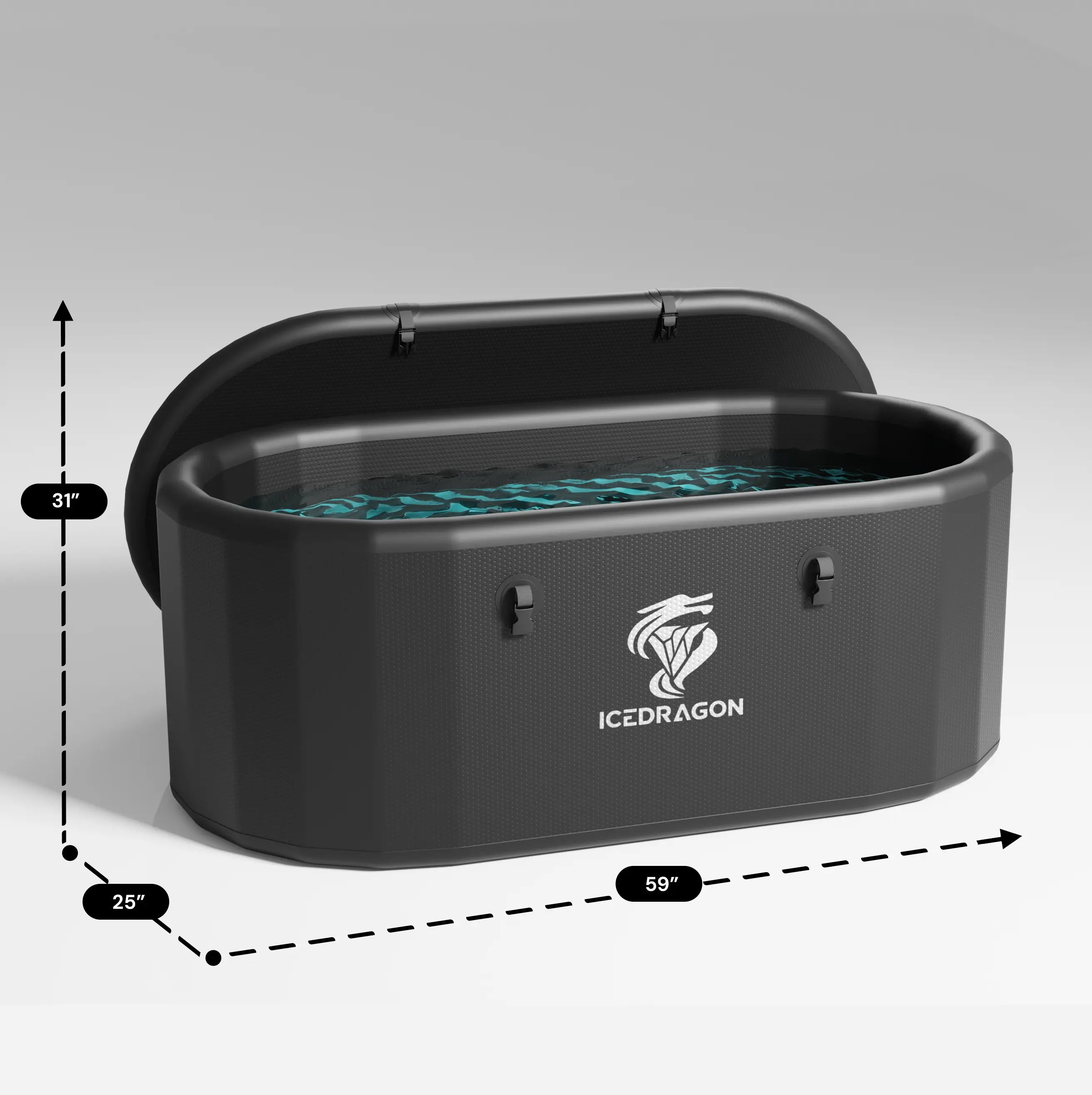 Icedragon Cold Plunge Tub Pro with 1.5HP Smart Water Chiller