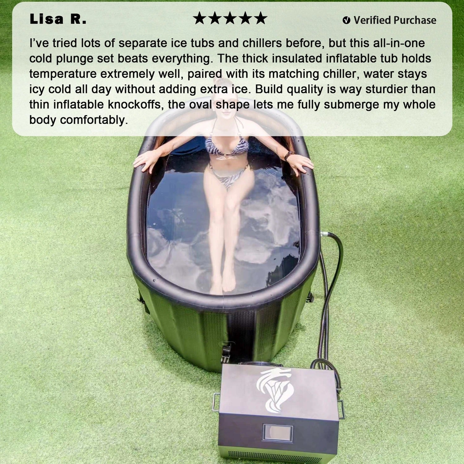 Ice Dragon Water Chiller for Ice Bath 1HP with Wi-Fi