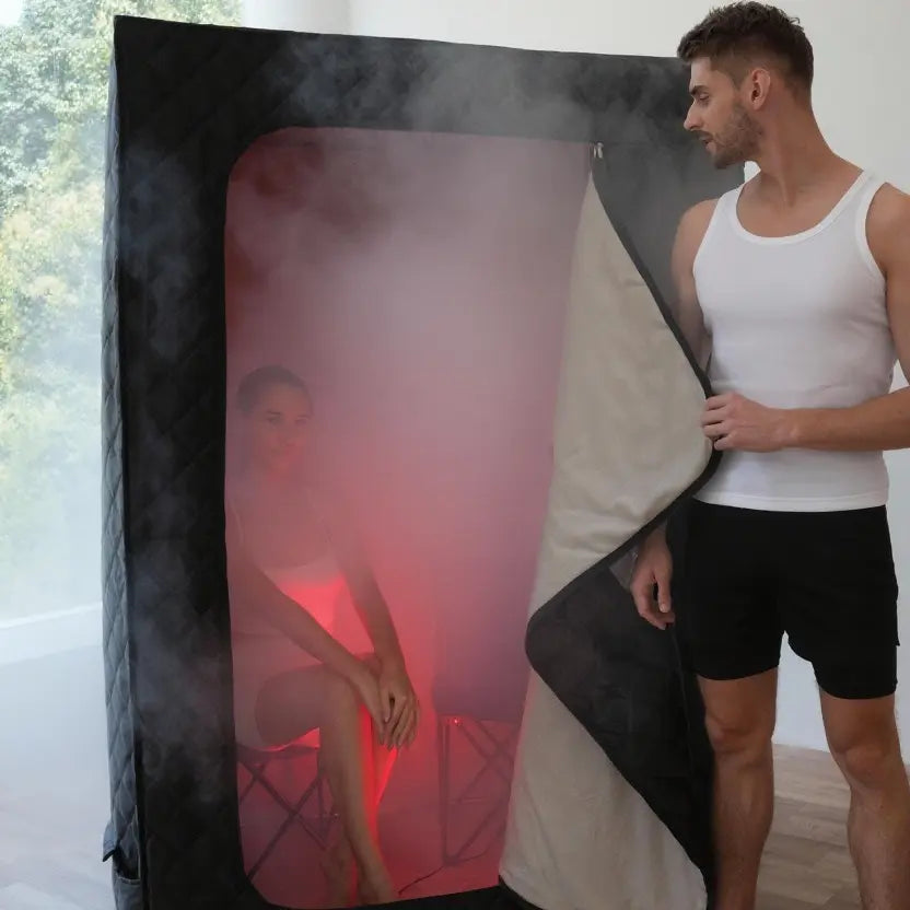 GlowSteam™  Red Light Portable Steam Sauna