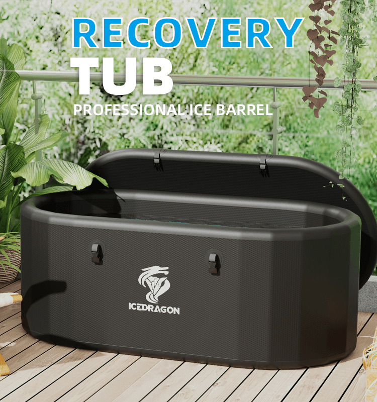 Icedragon Cold Plunge Tub Pro Max+1hp Chiller|Fast Cold - ICE DRAGON